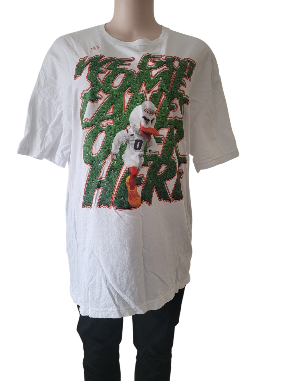 Miami Hurricanes Mascot Graphic Tee - White - Picture 6 of 8